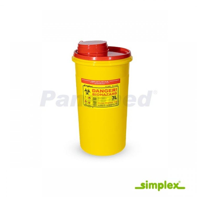 Simplex Sharps Disposal Safe 3L